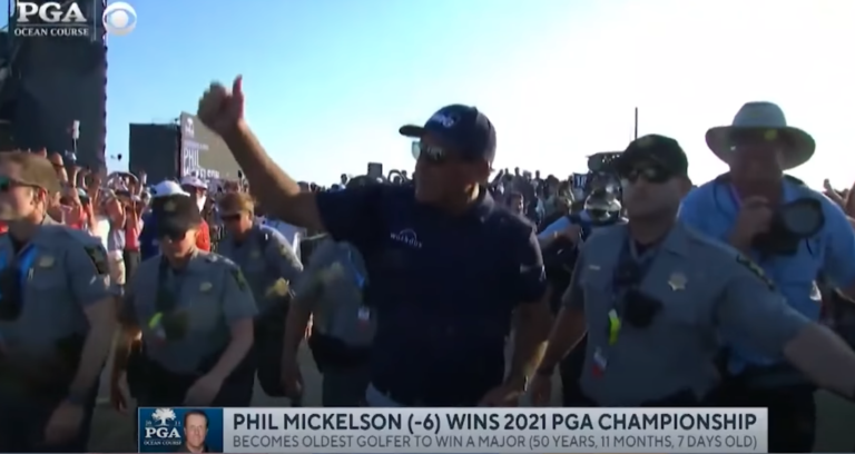 Phil Mickelson 2021 PGA Championship Winner – oldest golfer to win a major